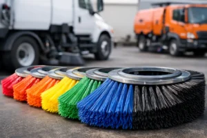 RAL Color Wafer Brushes for OEM Sweeping Fleets
