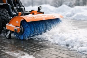 Snow Sweeping Brush Specs That Protect Pavement