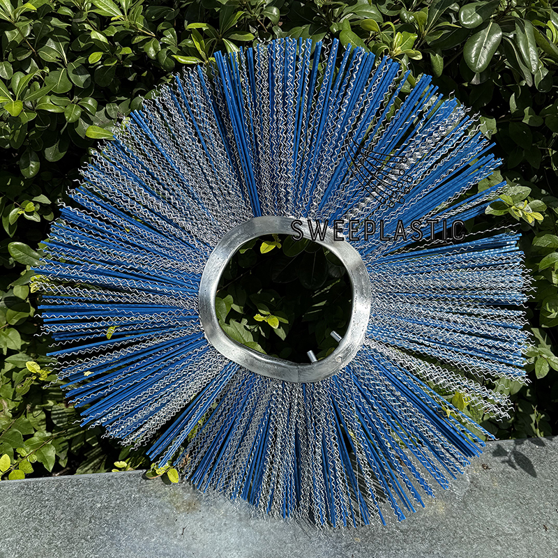 wafer brush poly mixed with steel wires