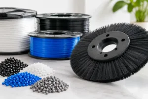 Filament Materials for Sweeper Wafer Brushes
